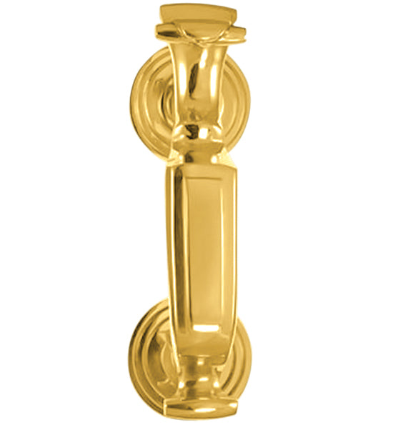 Traditional 8 Inch Brass Doctor's Door Knocker (Several Finishes Available)