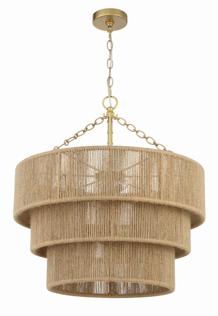 Shyla 10 Light Soft Gold Chandelier Crystorama