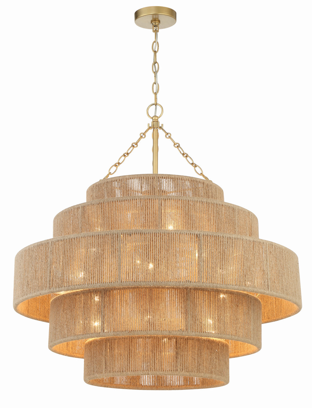 Shyla 20 Light Soft Gold Chandelier Crystorama