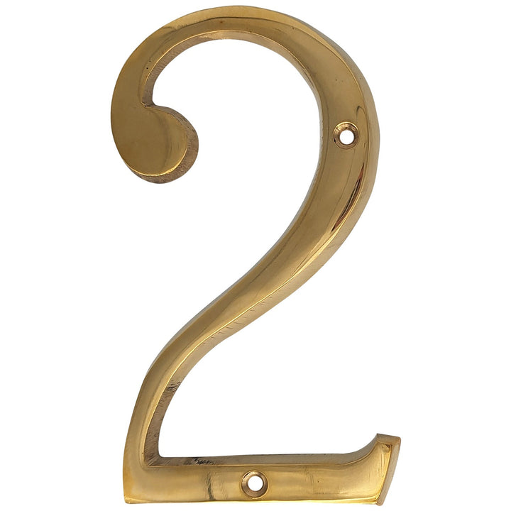 ##Antique Hardware## 6 Inch Tall House Number 2