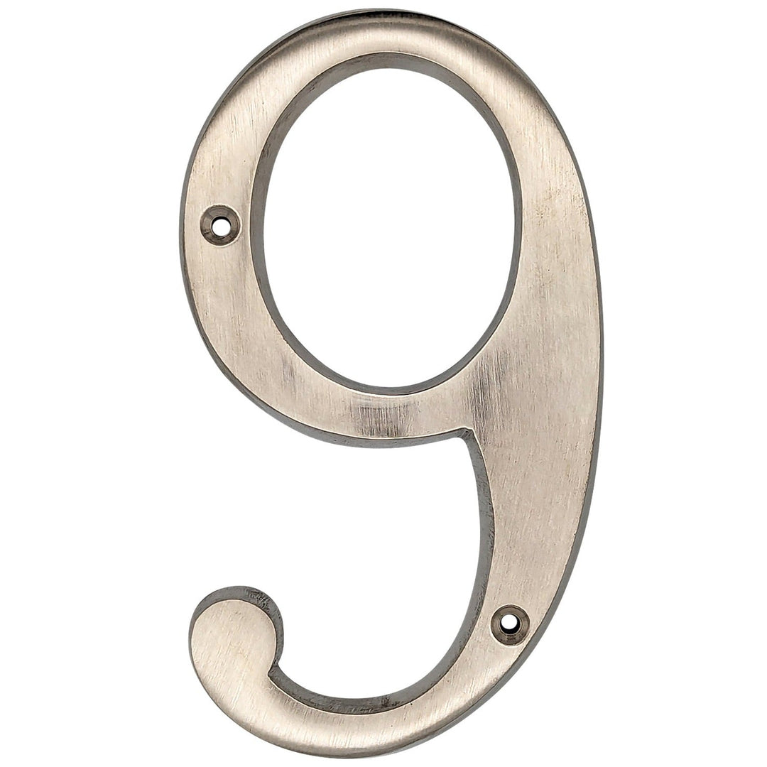 6 Inch Tall House Number 6 or 9 COPPER MOUNTAIN HARDWARE