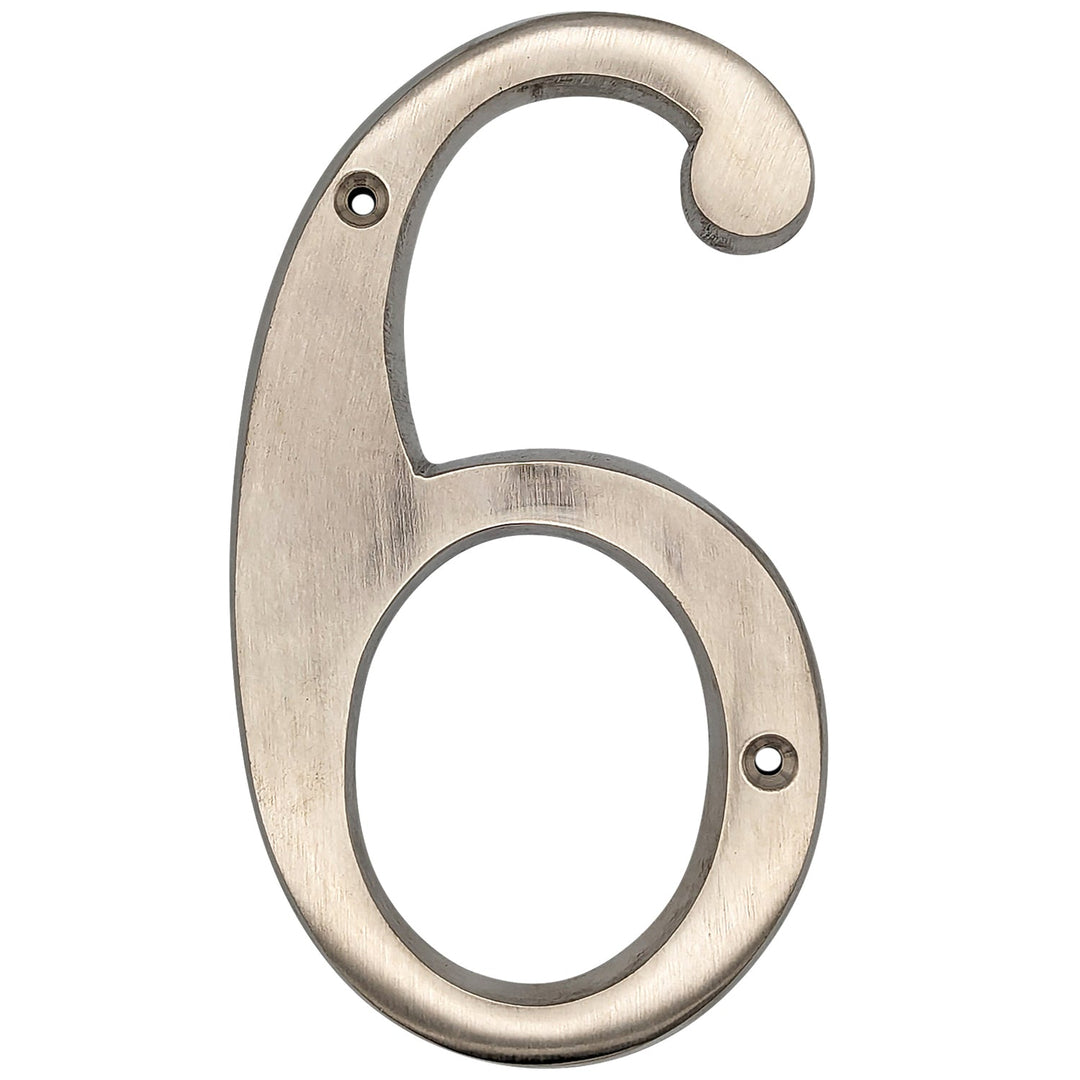 6 Inch Tall House Number 6 or 9 COPPER MOUNTAIN HARDWARE