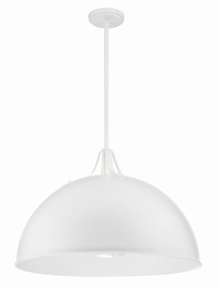 Soto 3 Light White Chandelier Crystorama