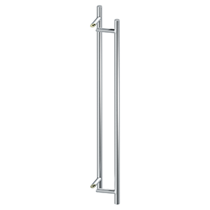 48 Inch Stainless Steel Back-To-Back Round Offset Pulls (Several Finishes Available)