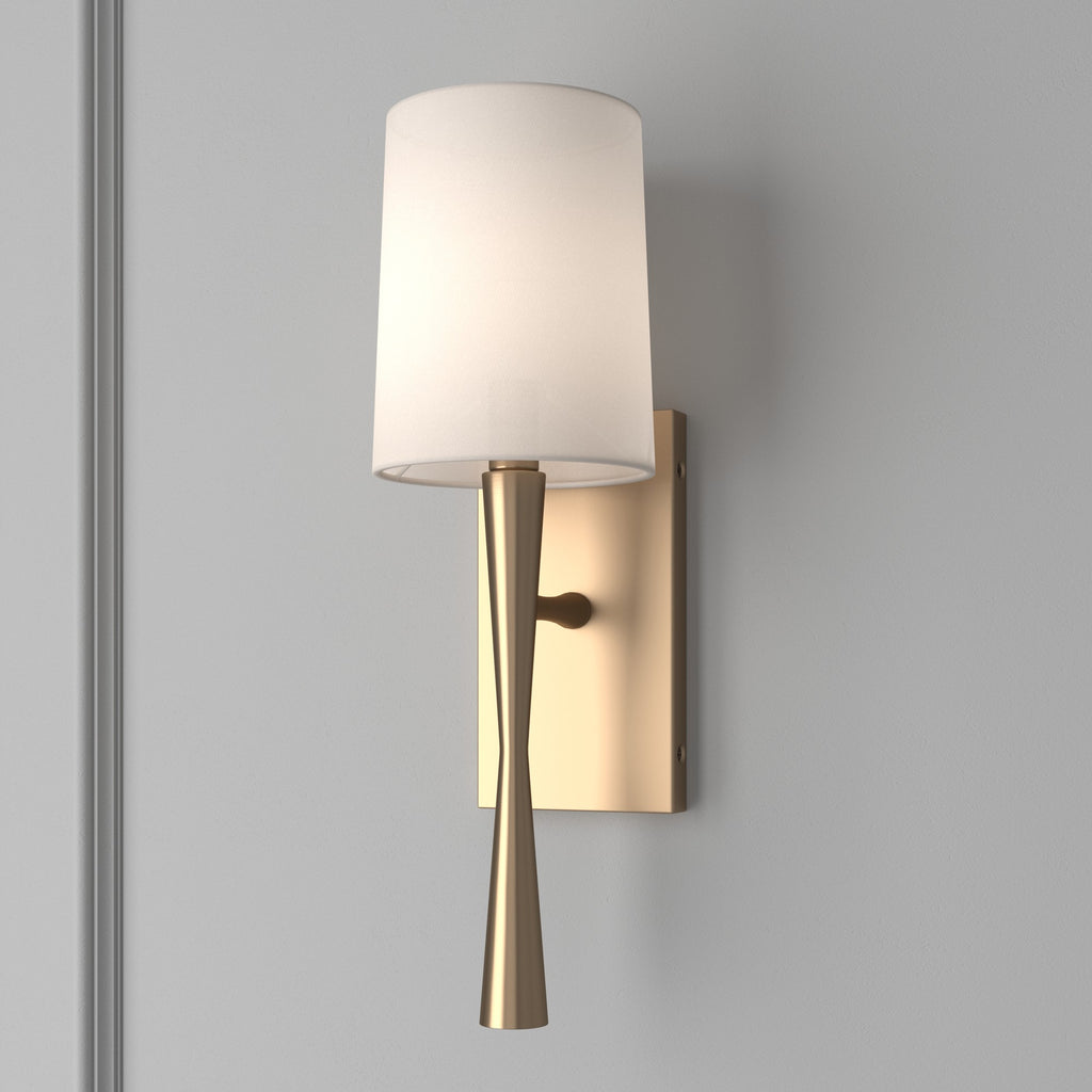 Trenton 1 Light Aged Brass Sconce Crystorama