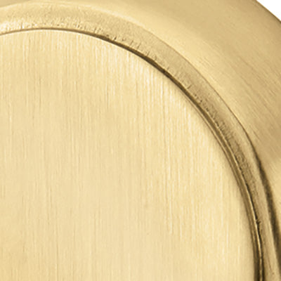 EMTEK 7 Inch Transitional Brass Towel Ring (Several Finishes Available)