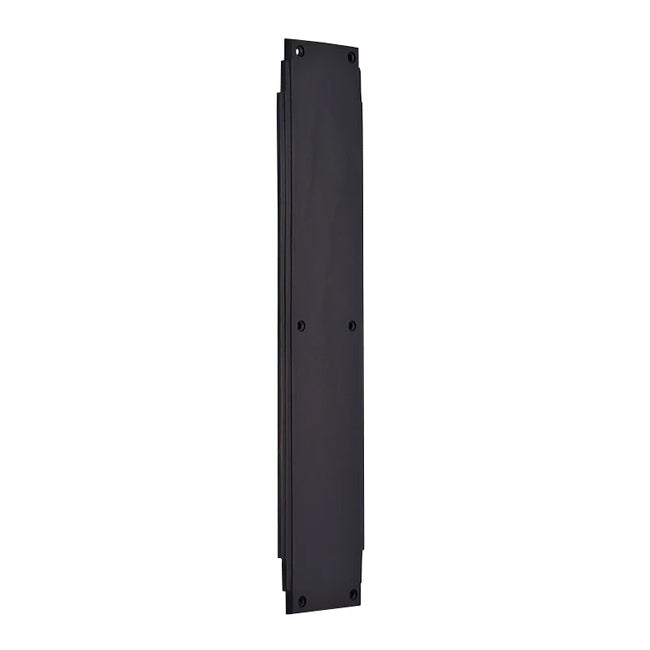 14 Inch Solid Brass Art Deco Skyscraper Push Plate