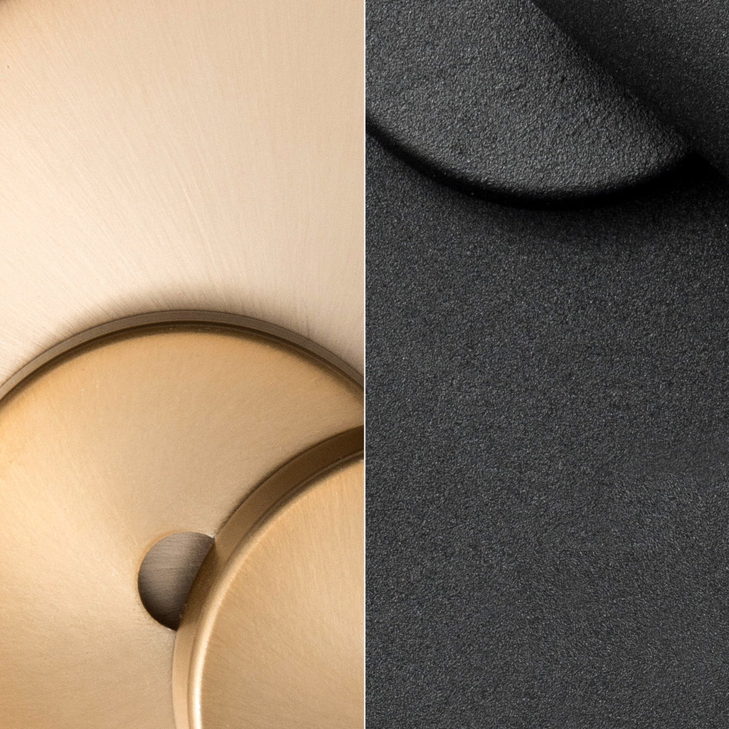 Sloane 1 Light Vibrant Gold + Black Forged Sconce Crystorama