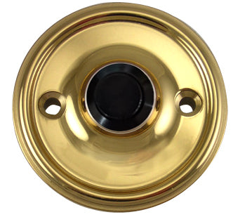 Solid Brass Traditional Style Doorbell (Several Finishes Available) COPPER MOUNTAIN HARDWARE