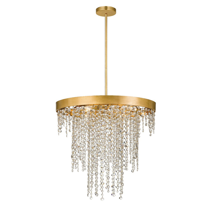 Winham 6 Light Antique Gold Crystal Chandelier Crystorama