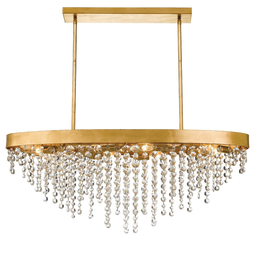 Winham 8 Light Antique Gold Crystal Chandelier Crystorama