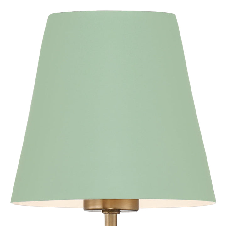 Xavier 1 Light Vibrant Gold + Green Sconce Crystorama