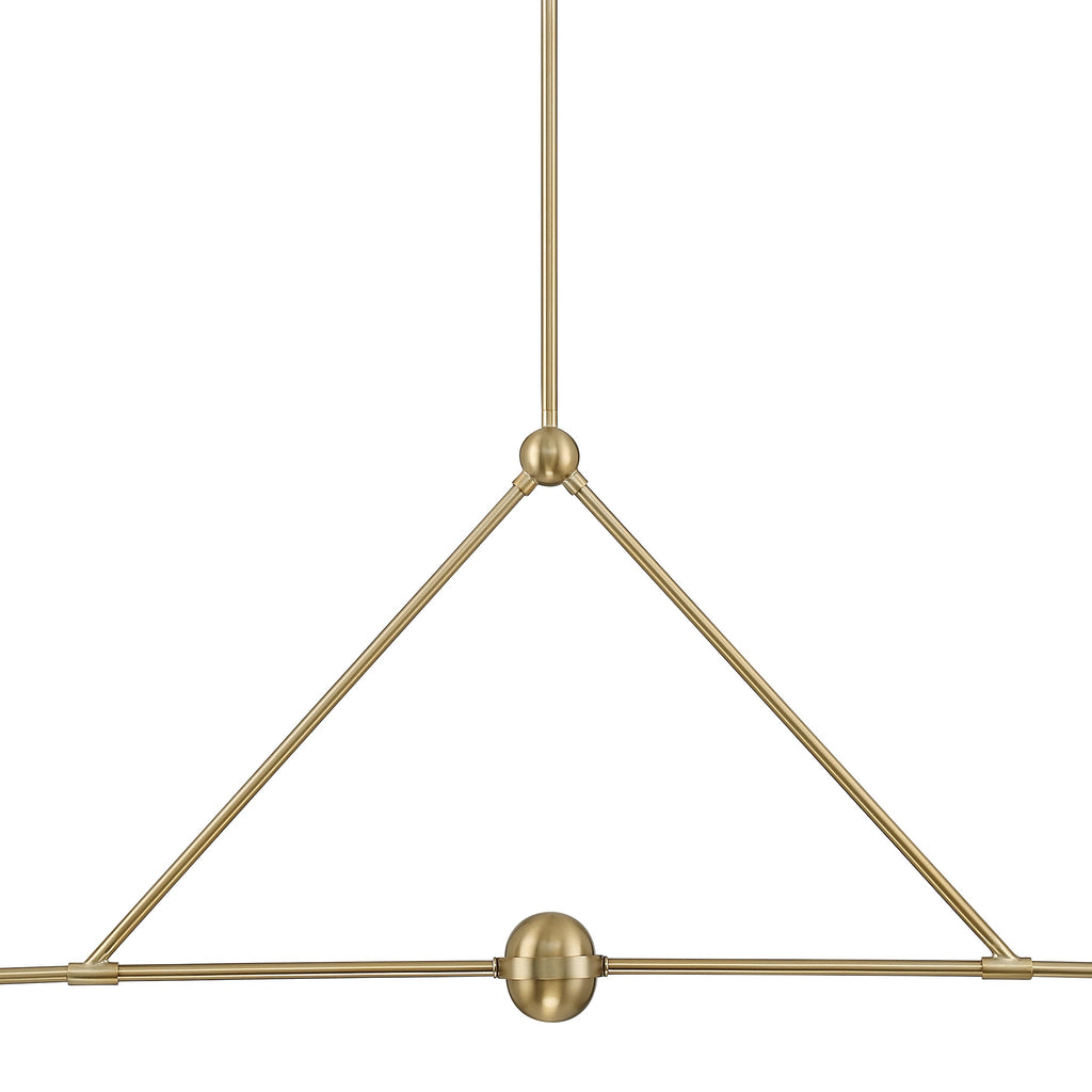 Xavier 4 Light Vibrant Gold Chandelier Crystorama