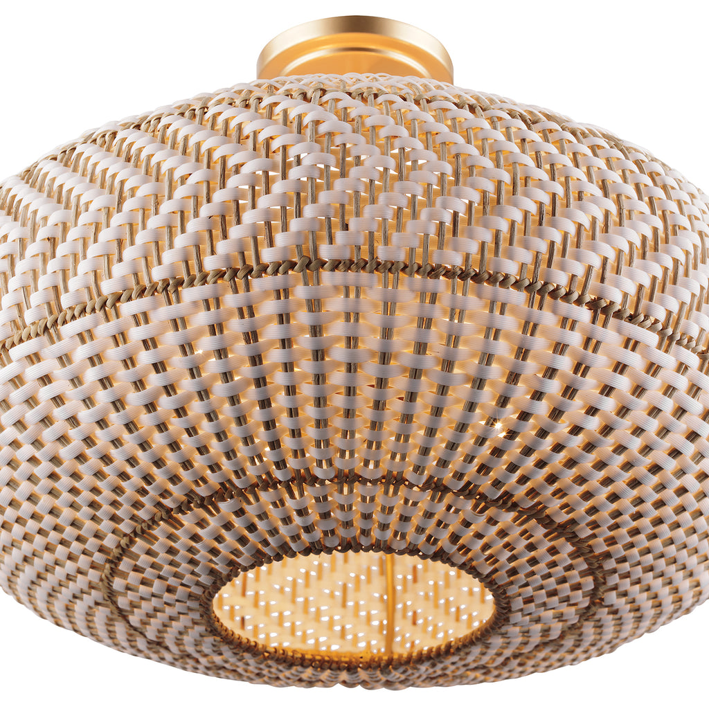 Crystorama Crystorama Zanzibar 4 Light Soft Gold Semi Flush