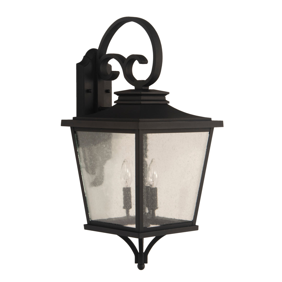 CRAFTMADE Tillman 3 Light Large Outdoor Wall Lantern in Textured Black