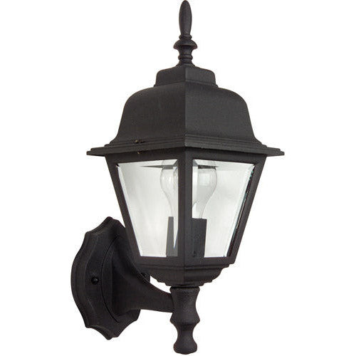 CRAFTMADE Coach Lights Cast 1 Light Small Outdoor Wall Lantern in Textured Black