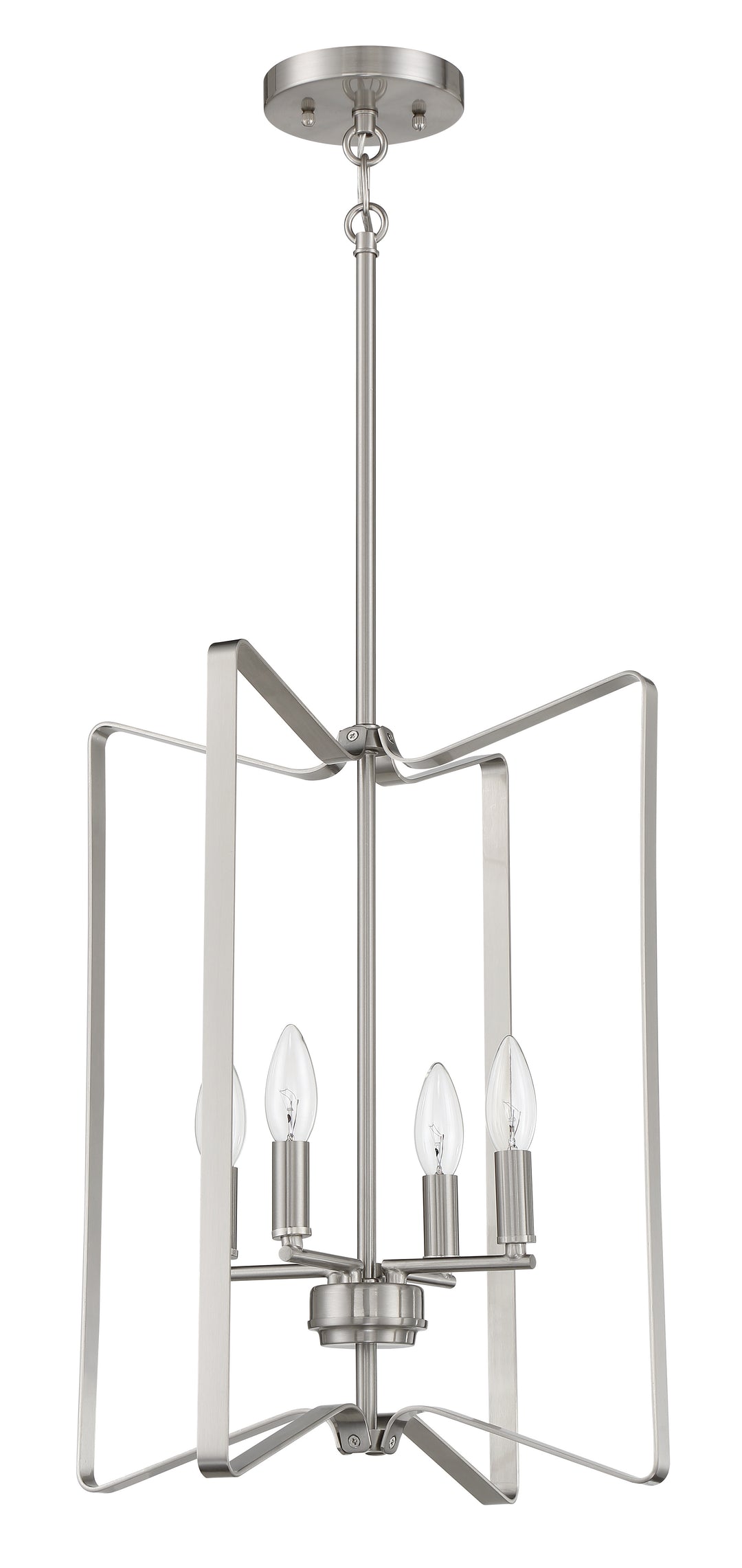 CRAFTMADE Shayna 4 Light Foyer in Brushed Polished Nickel