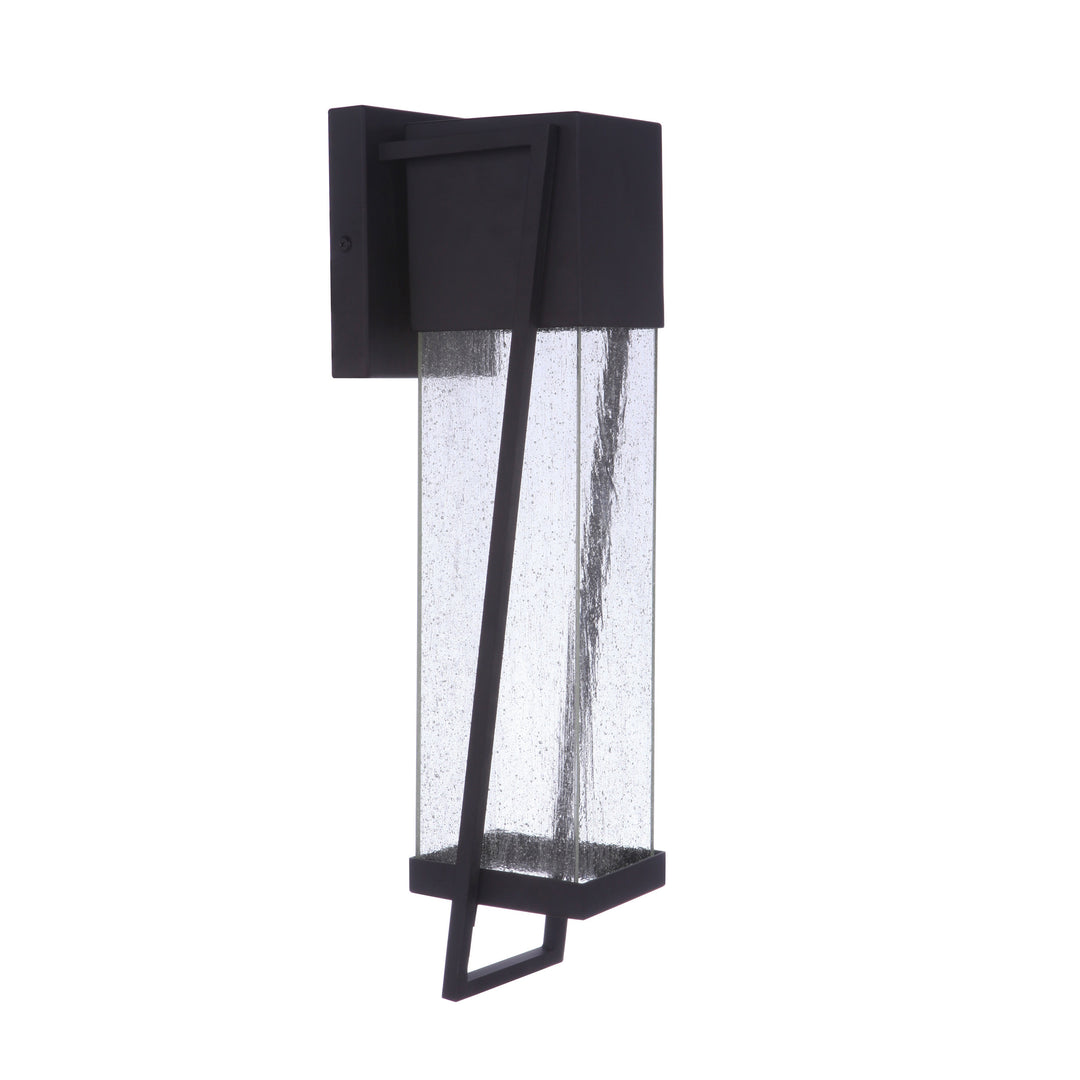 CRAFTMADE Bryce 1 Light Large Outdoor LED Wall Lantern in Midnight