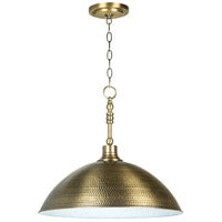 CRAFTMADE Timarron 1 Light Large Pendant in Legacy Brass