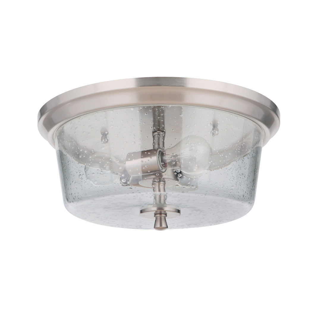 CRAFTMADE Tyler 3 Light Flushmount in Brushed Polished Nickel