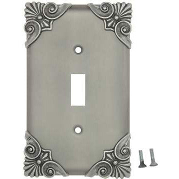 Corinthia Wall Plate (Matte Nickel Finish) ANNE AT HOME