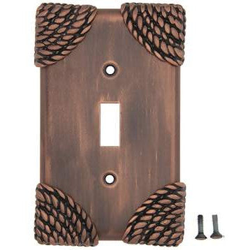 ANNE AT HOME Roguery Ropes Wall Plate (Antique Copper Finish)