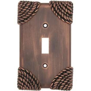 ANNE AT HOME Roguery Ropes Wall Plate (Antique Copper Finish)