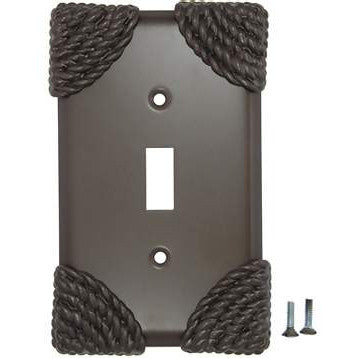 ANNE AT HOME Roguery Ropes Wall Plate (Oil Rubbed Bronze Finish)