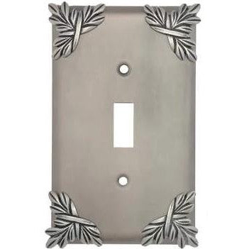 ANNE AT HOME Sonnet Leaf Wall Plate (Matte Nickel Finish)