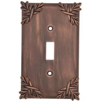 ANNE AT HOME Sonnet Leaf Wall Plate (Antique Copper Finish)