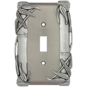 ANNE AT HOME Bamboo Style Wall Plate (Matte Nickel Finish)