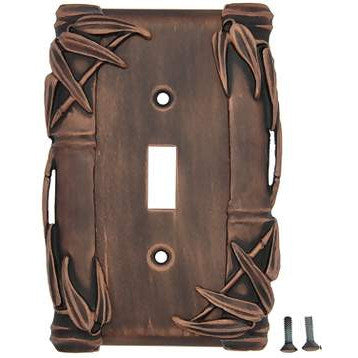 ANNE AT HOME Bamboo Style Wall Plate (Antique Copper Finish)