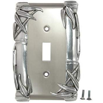 ANNE AT HOME Bamboo Style Wall Plate (Bright Nickel Finish)