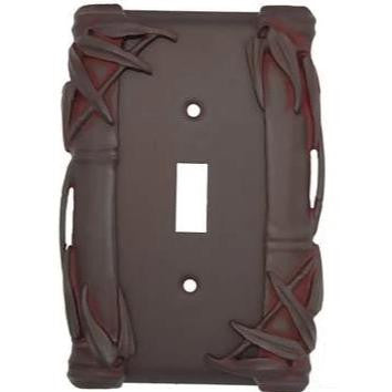 Bamboo Style Wall Plate (Rust Finish) ANNE AT HOME