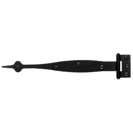 ACORN MANUFACTURING 9 Inch Cast Iron Offset Spear Cabinet Strap Hinge (Pair)