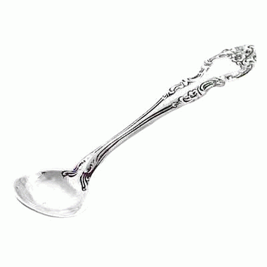 American Pattern Sterling Silver Salt Spoon Copper Mountain Hardware