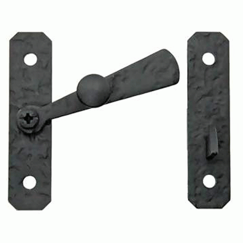 ACORN MANUFACTURING Cast Iron Cabinet Latch: Rough Iron Square Latch