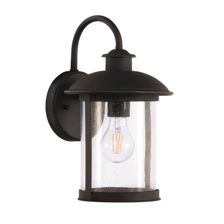 CRAFTMADE O'Fallon 1 Light Small Outdoor Wall Lantern in Dark Bronze Gilded