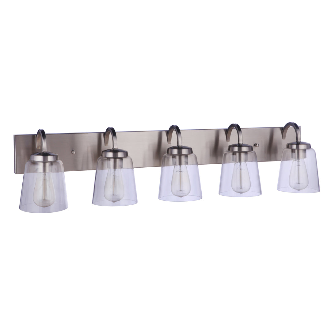 CRAFTMADE Elsa 5 Light Vanity in Brushed Polished Nickel