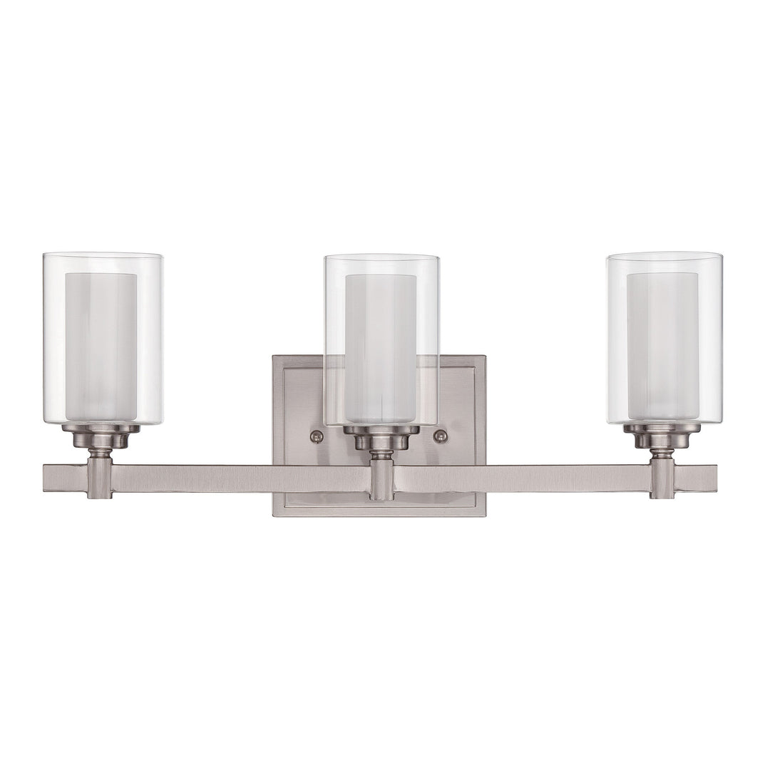 CRAFTMADE Celeste 3 Light Vanity in Brushed Polished Nickel