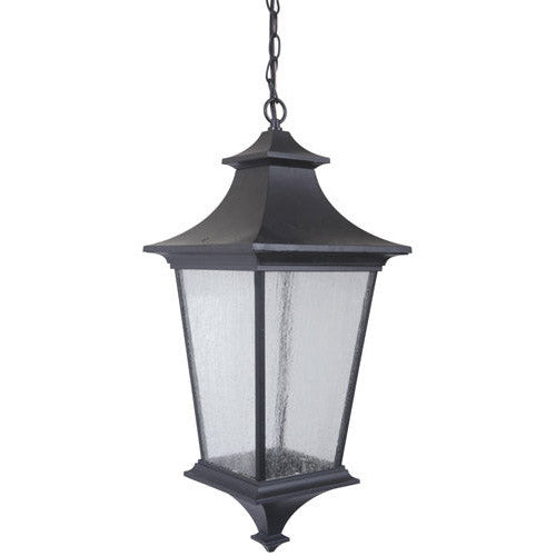 CRAFTMADE Argent II 3 Light Outdoor Pendant in Midnight