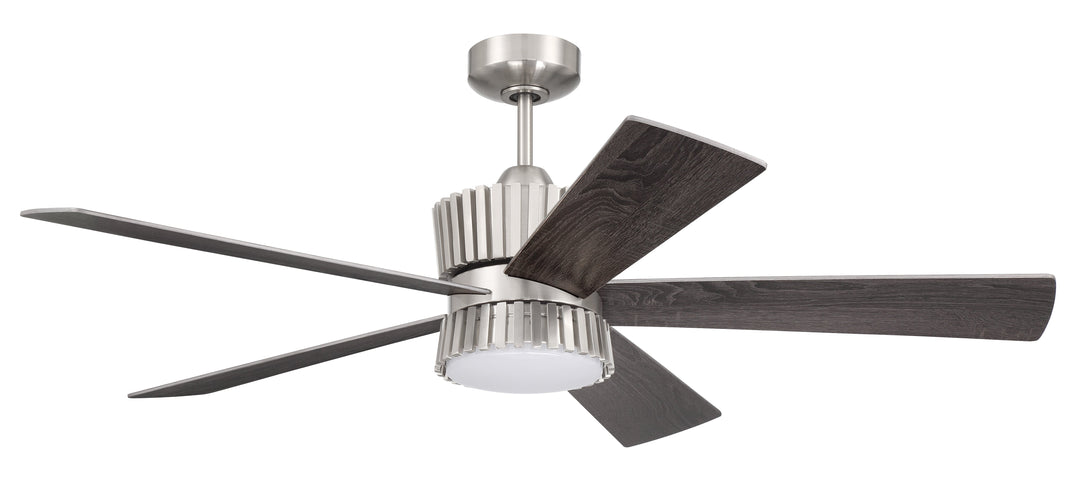 CRAFTMADE 52" Theiry in Brushed Polished Nickel w/ Brushed Nickel/Greywood Blades