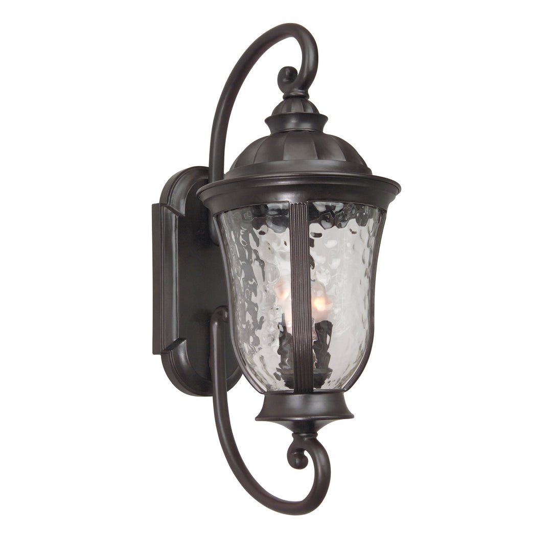 Frances 3 Light Large Outdoor Wall Lantern in Oiled Bronze Outdoor CRAFTMADE