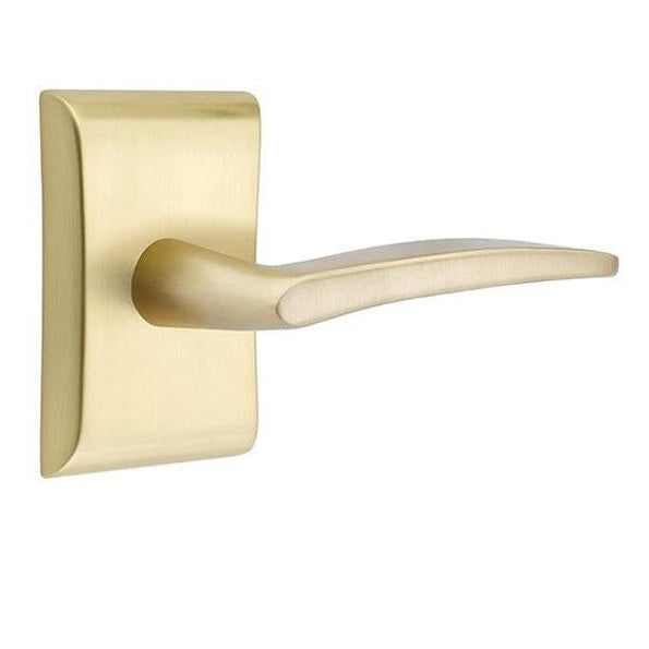 EMTEK Emtek Solid Brass Poseidon Lever With Neos Rosette