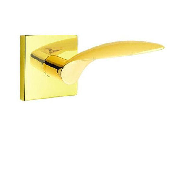 EMTEK Emtek Solid Brass Mercury Lever With Square Rosette (Several Finishes)