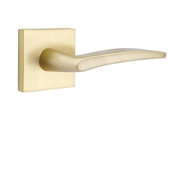 EMTEK Emtek Solid Brass Poseidon Lever With Square Rosette (Many Finishes)