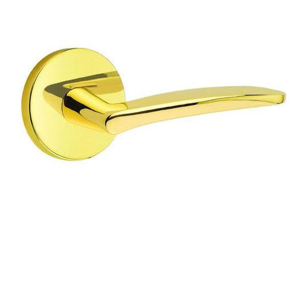 EMTEK Emtek Solid Brass Poseidon Lever With Disk Rosette (Several Finishes)