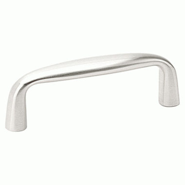 EMTEK 6 3/8 Inch Overall (6 Inch c-c) Brass Orbit Pull (Polished Chrome Finish)