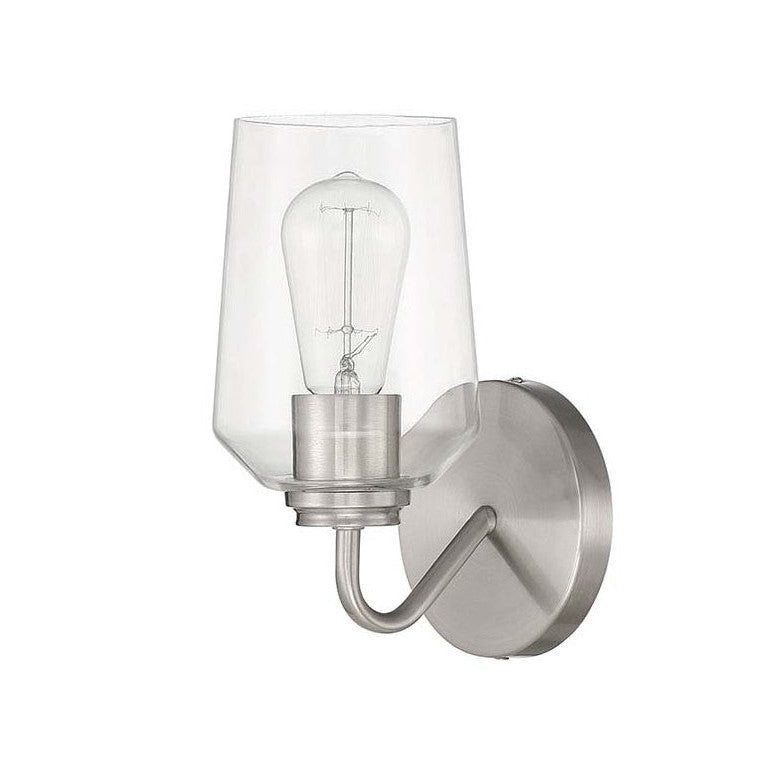 CRAFTMADE Shayna 1 Light Wall Sconce in Brushed Polished Nickel