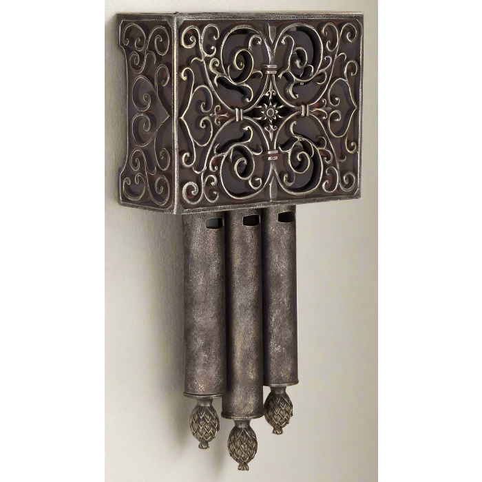 CRAFTMADE Westminster Carved Short Chime in Hand Painted Renaissance Crackle